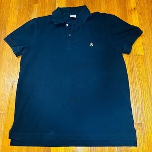 Brooks Brothers 1818 Slim Fit Navy Polo Shirt Men’s Large 100% Cotton